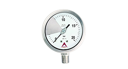 Stainless Steel Solid Front Safety Pressure Gauge